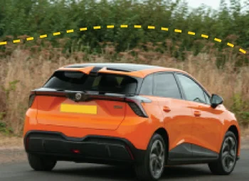 MG4 EV rear view